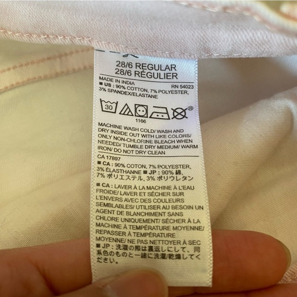Banana Republic Pink Skinny Fit Jeans size 26/6 - Picture 5 of 5